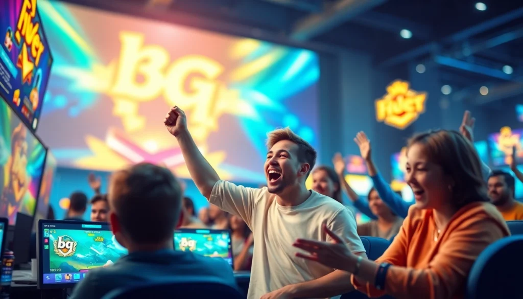 Players enjoying the bdg game in an exciting online gaming atmosphere.