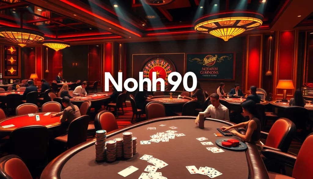 Nohu90 offers thrilling poker action with dynamic gameplay and vibrant casino atmosphere.