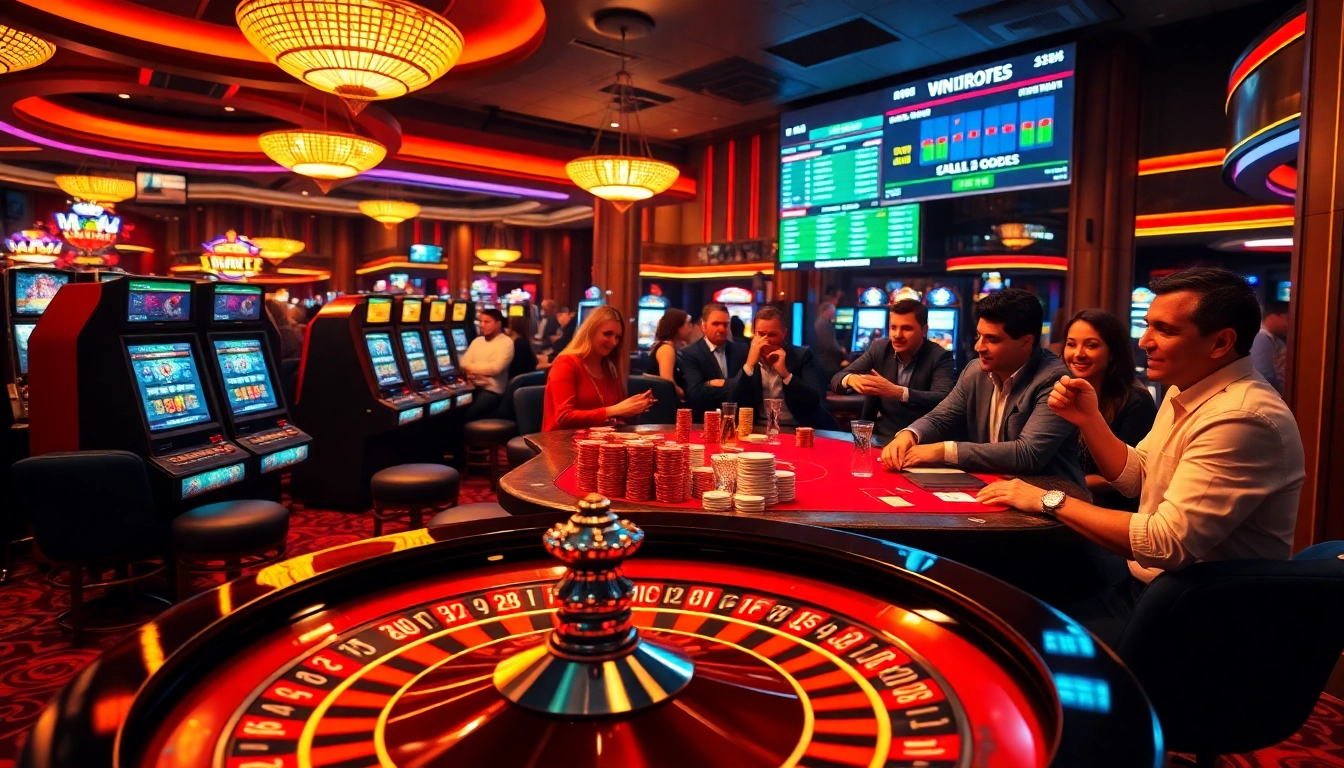 Experience the thrill of casino gaming with https://cakhiatv.uno, featuring vibrant slot machines and poker tables.